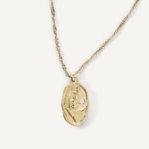 Olive and Piper Lily of the valley necklace